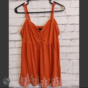 Torrid size 1 strapped tank orange